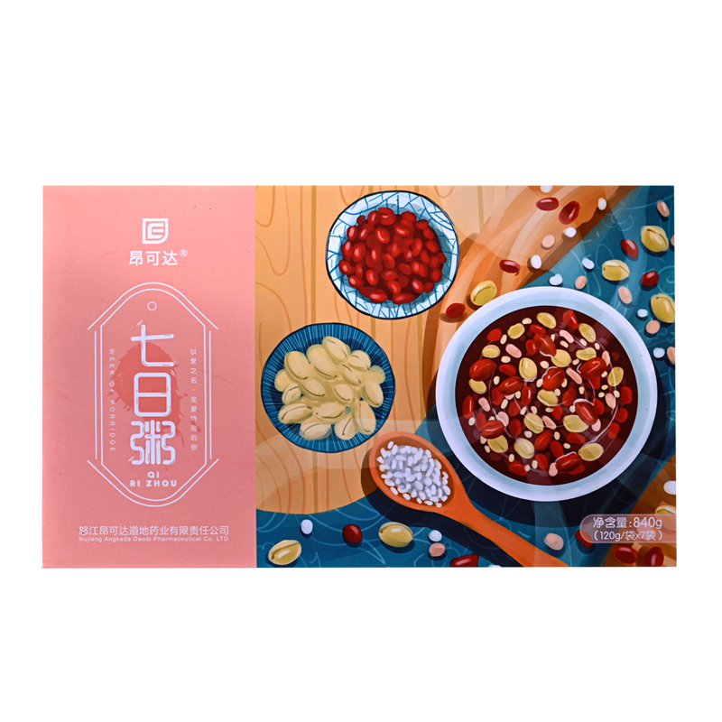 昂可达七日粥 840g  单位：盒 甜莓味